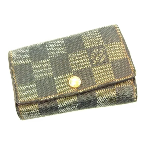 Louis Vuitton Key holder Key case Damier Brown Woman unisex Authentic Used - Picture 1 of 6